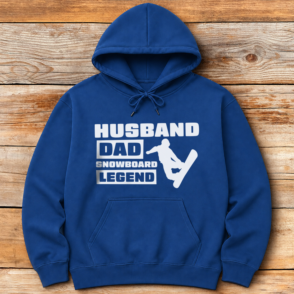 Husband Dad Snowboard Legend