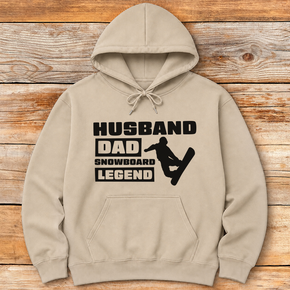 Husband Dad Snowboard Legend
