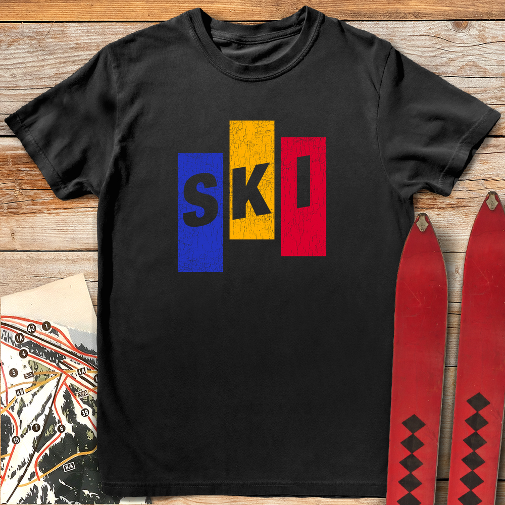 Vintage Ski Blocks T-Shirt