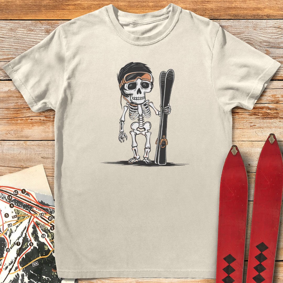 Skeleton Skier T-Shirt