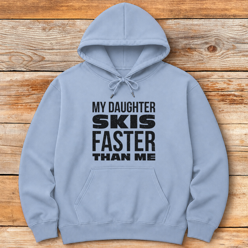 Daughter Skis Faster