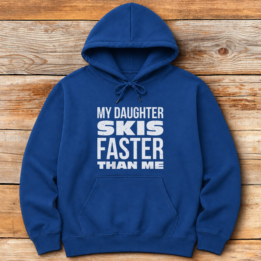 Daughter Skis Faster