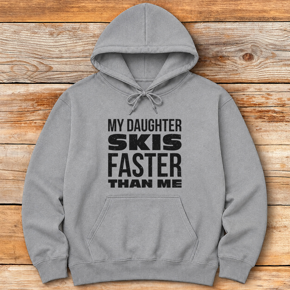 Daughter Skis Faster