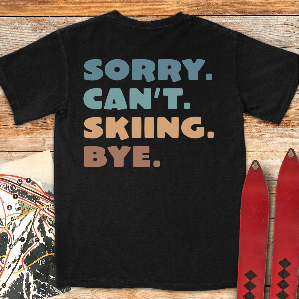 Sorry Cant Skiing Bye