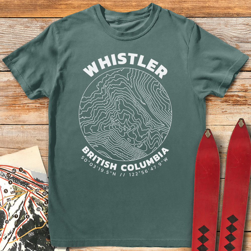 Whistler Topo Map