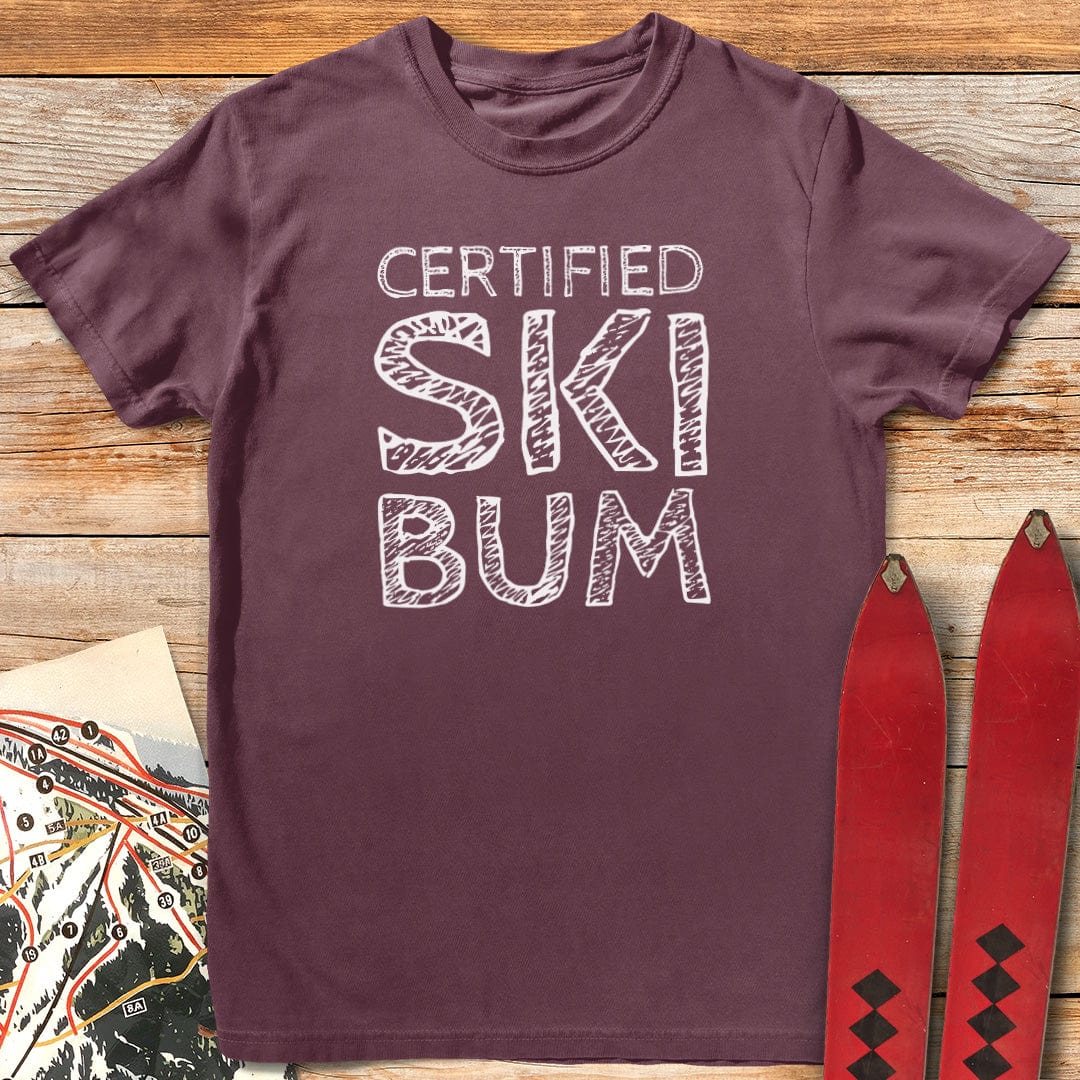 Certified Ski Bum T-Shirt