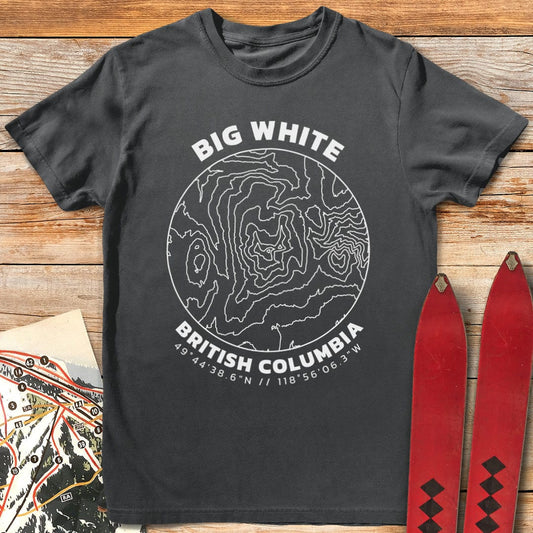 Big White Topography T-Shirt