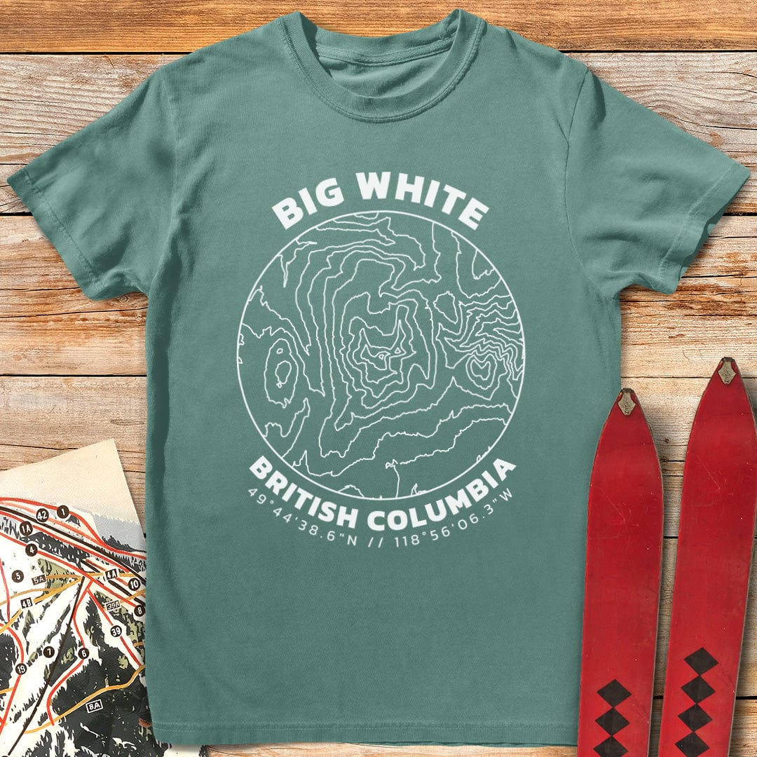 Big White Topography T-Shirt