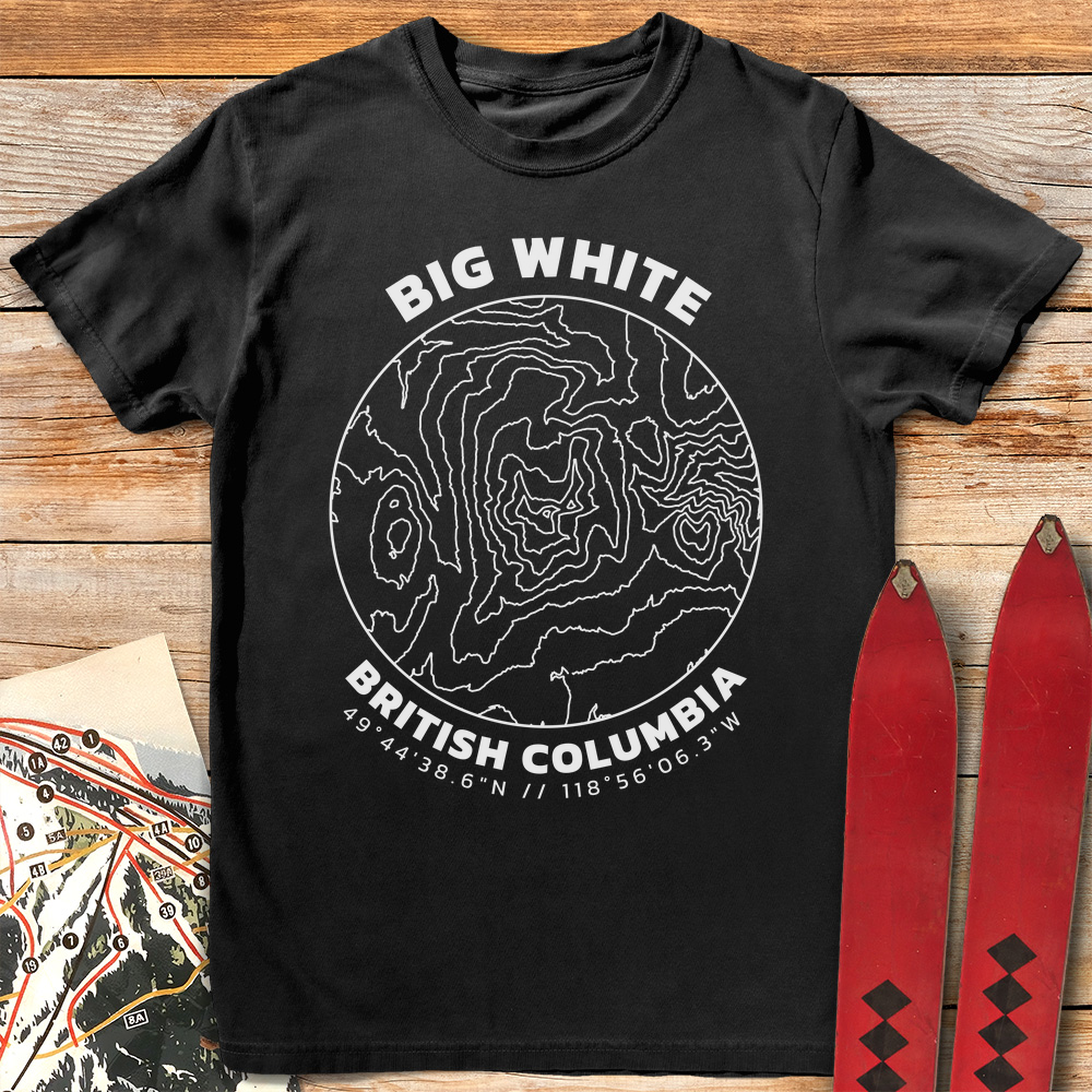 Big White Topo Map