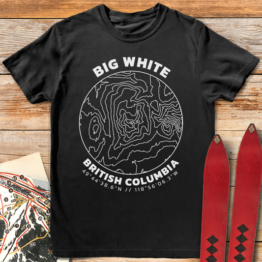 Big White Topo Map