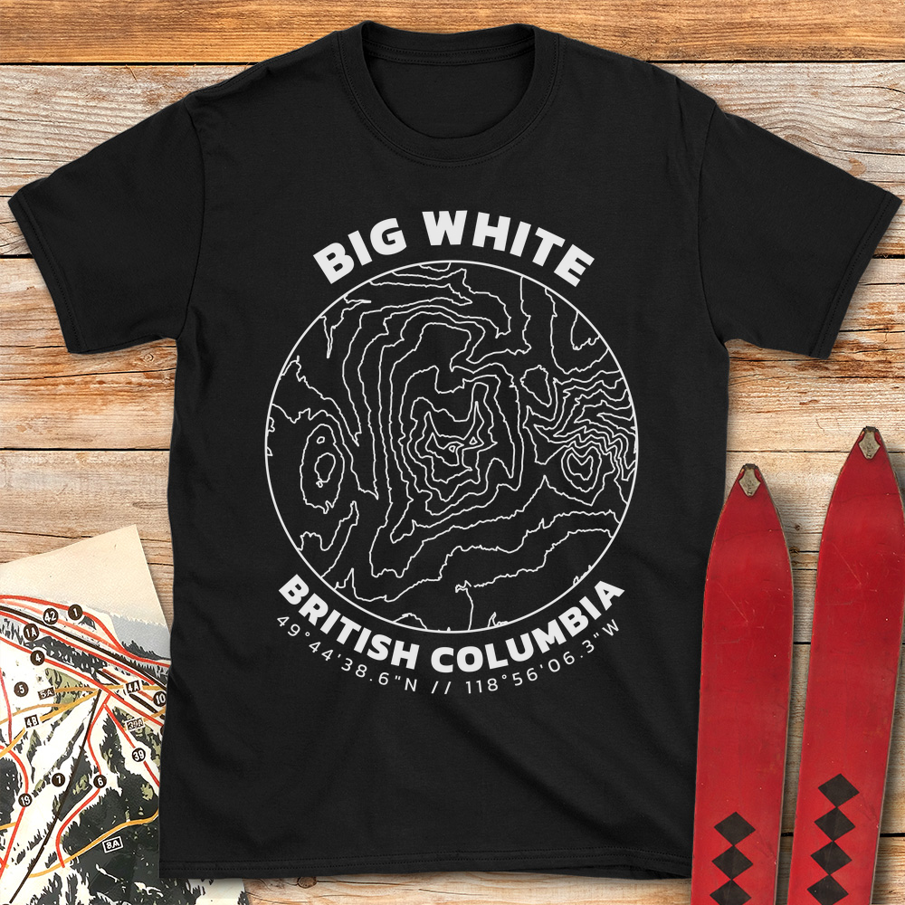 Big White Topo Map