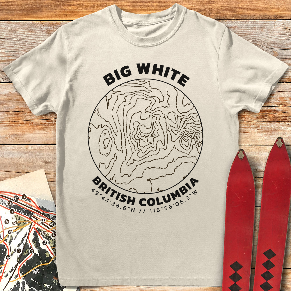 Big White Topo Map