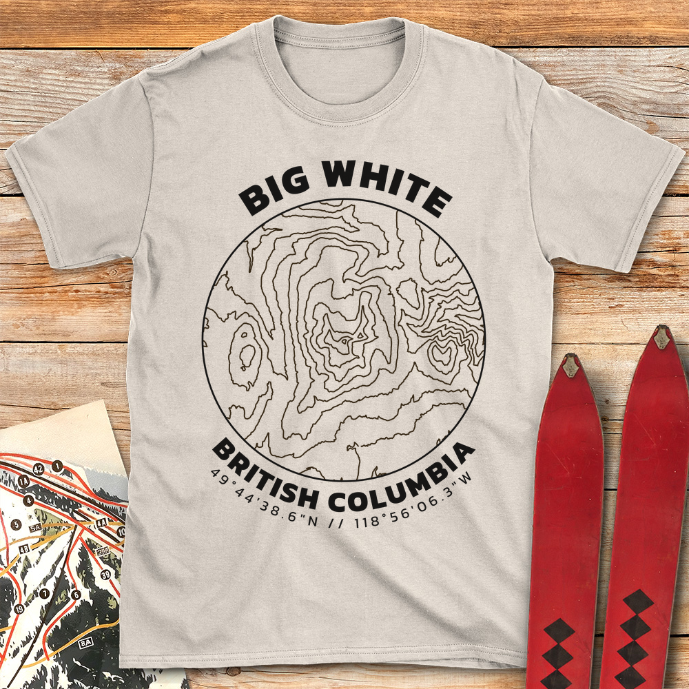 Big White Topo Map