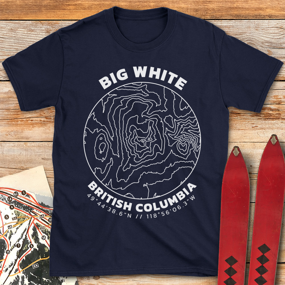 Big White Topo Map