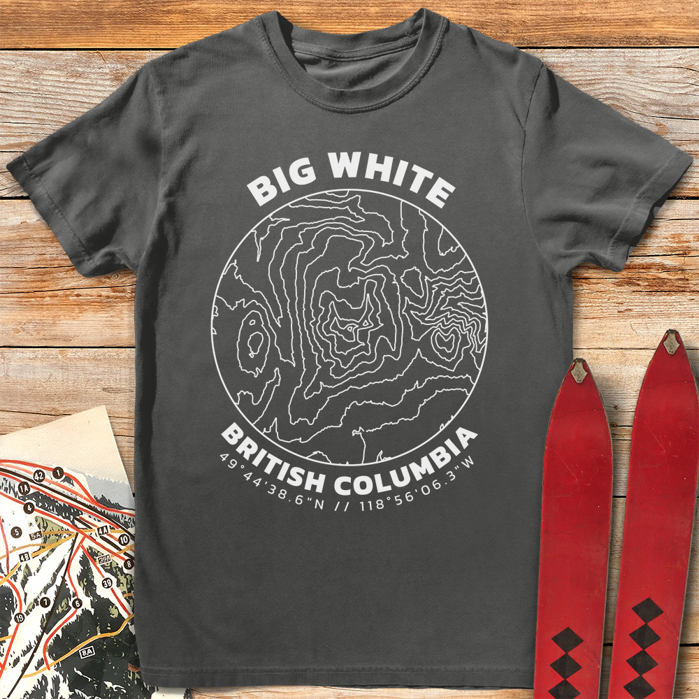 Big White Topo Map
