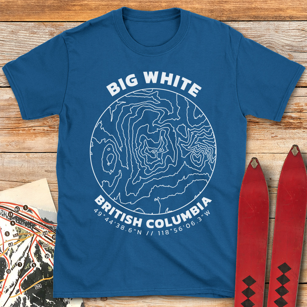 Big White Topo Map