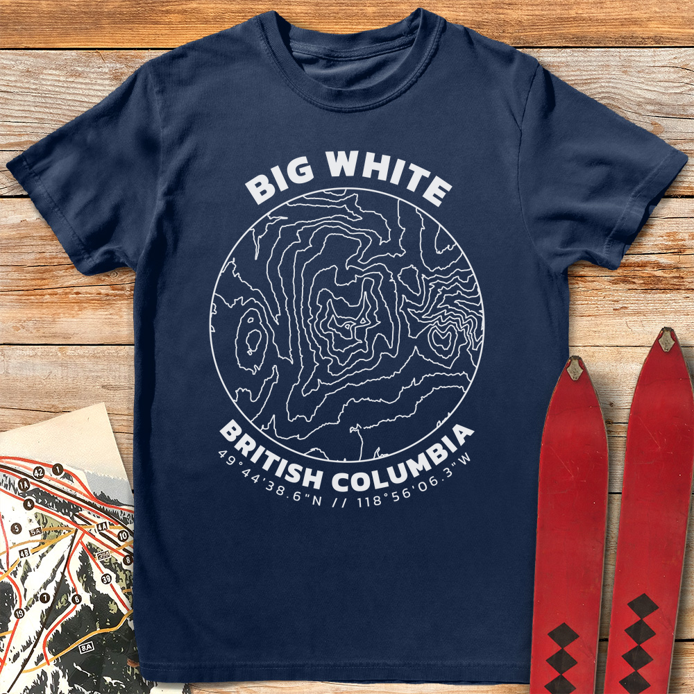Big White Topo Map