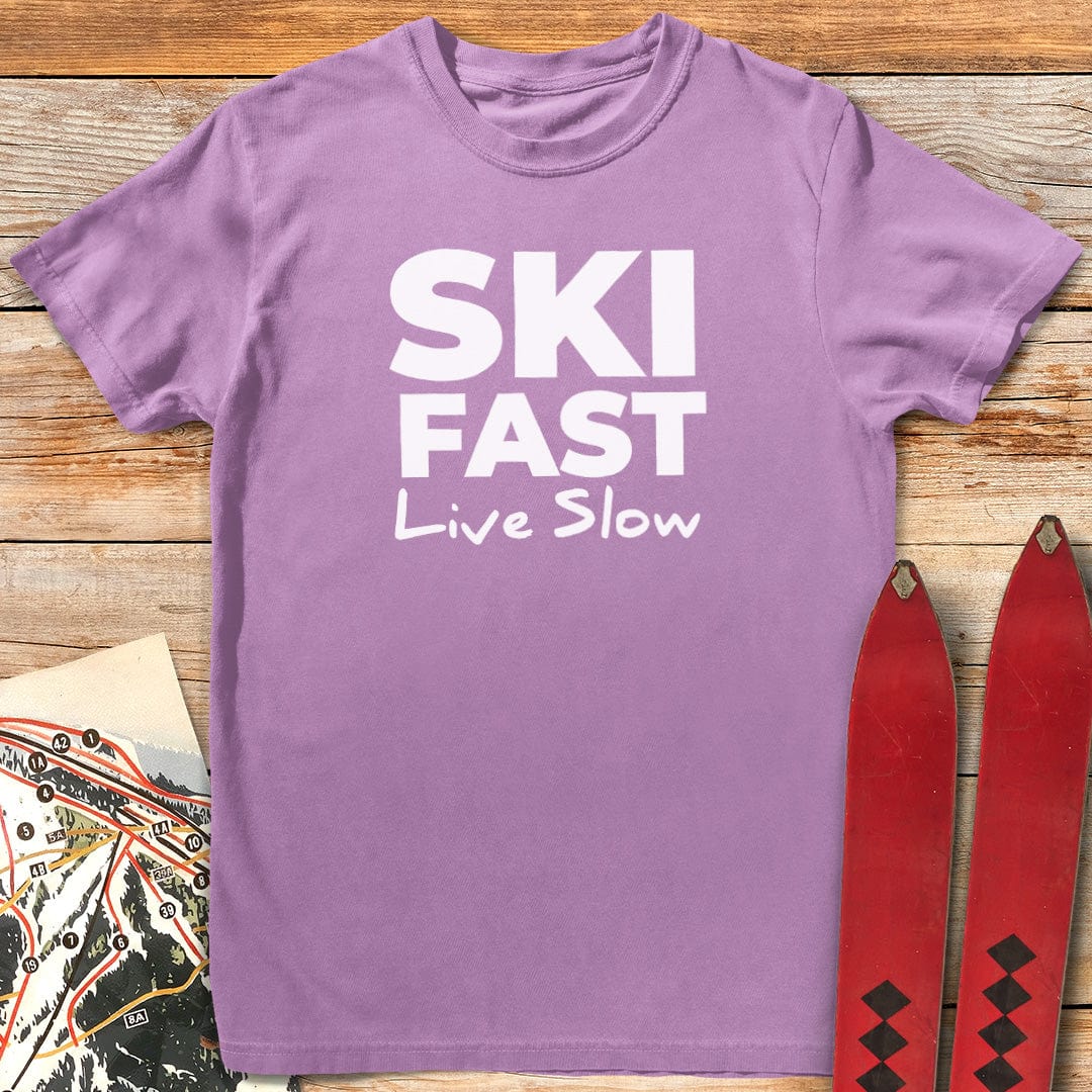 Ski Fast Live Slow T-Shirt