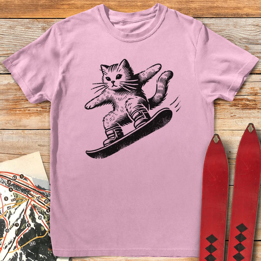 Shred Kitty Snowboarding T-Shirt