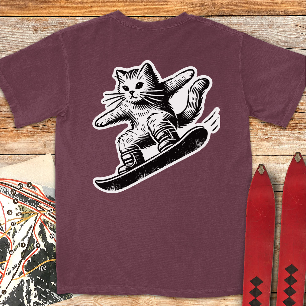 Shred Kitty Snowboarding