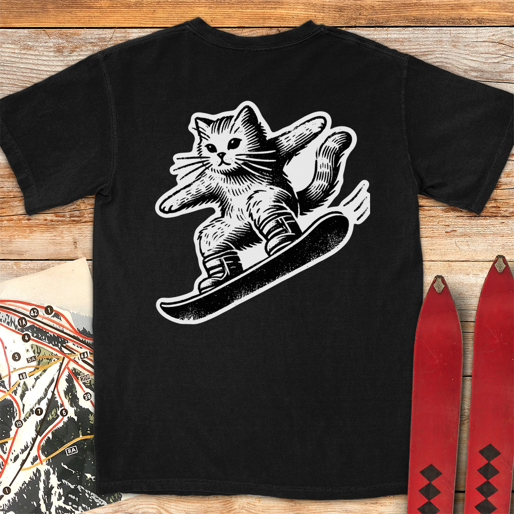 Shred Kitty Snowboarding
