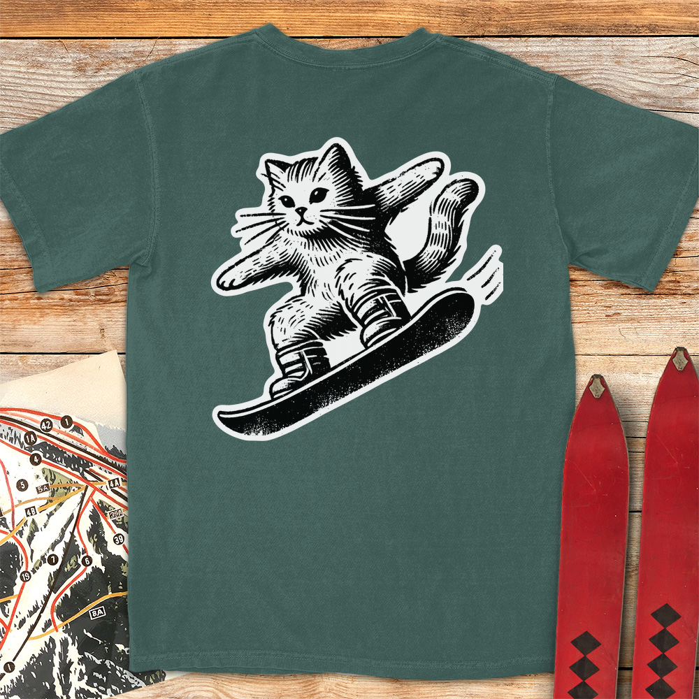 Shred Kitty Snowboarding