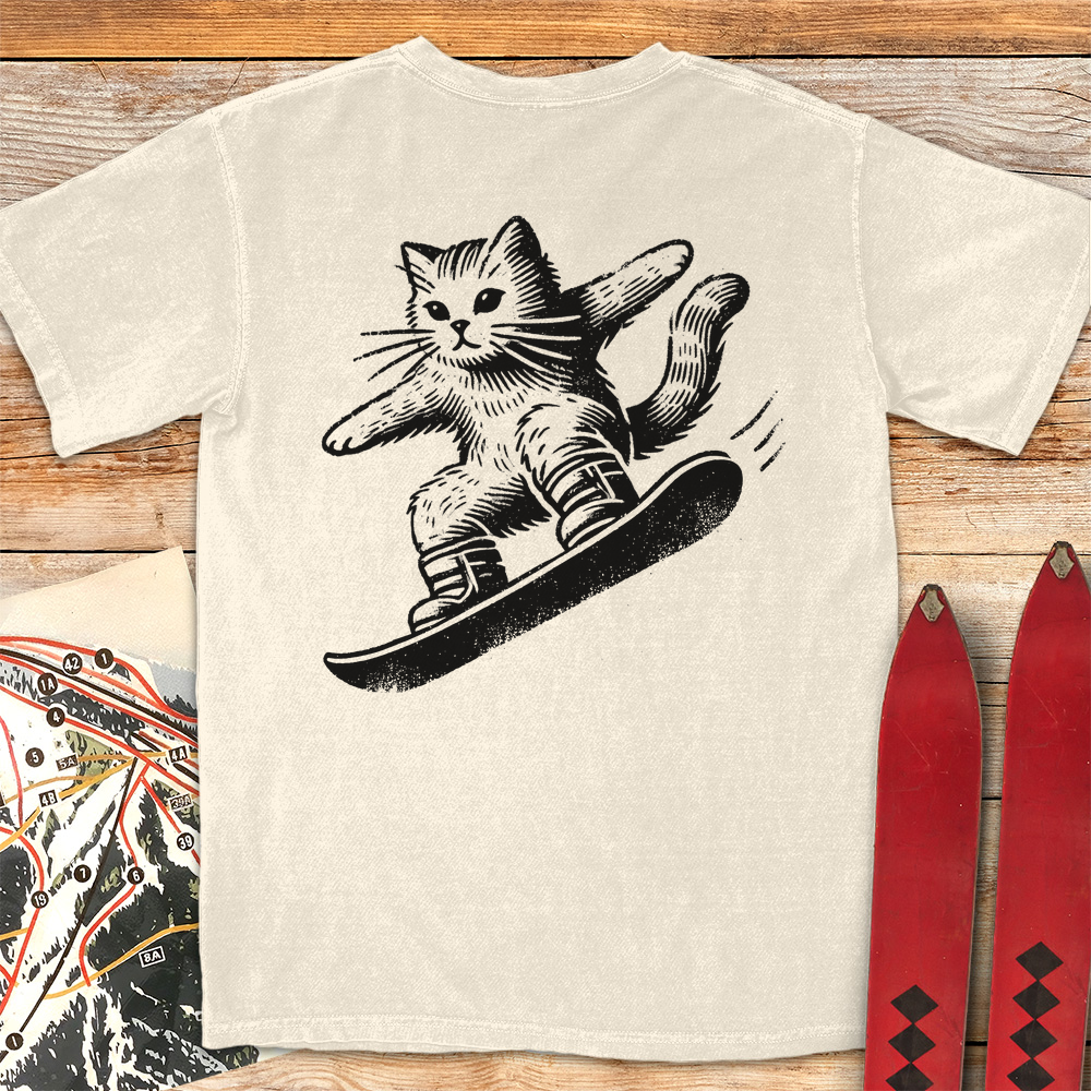 Shred Kitty Snowboarding