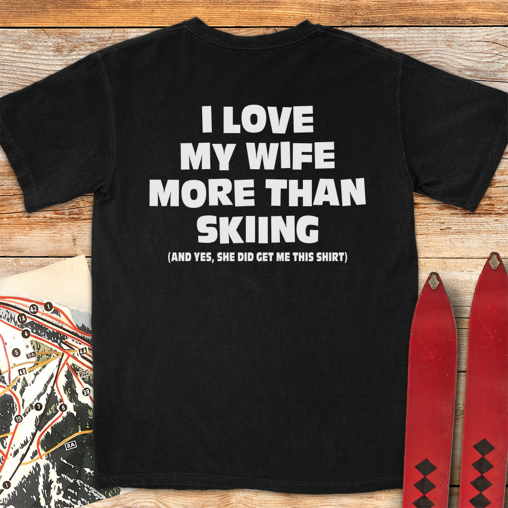 Wife Over Skiing