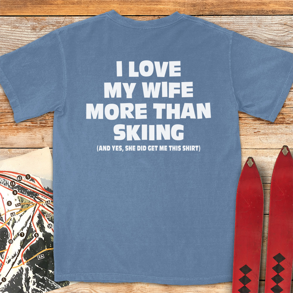 Wife Over Skiing