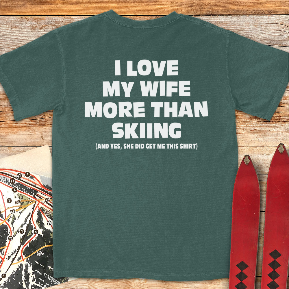 Wife Over Skiing