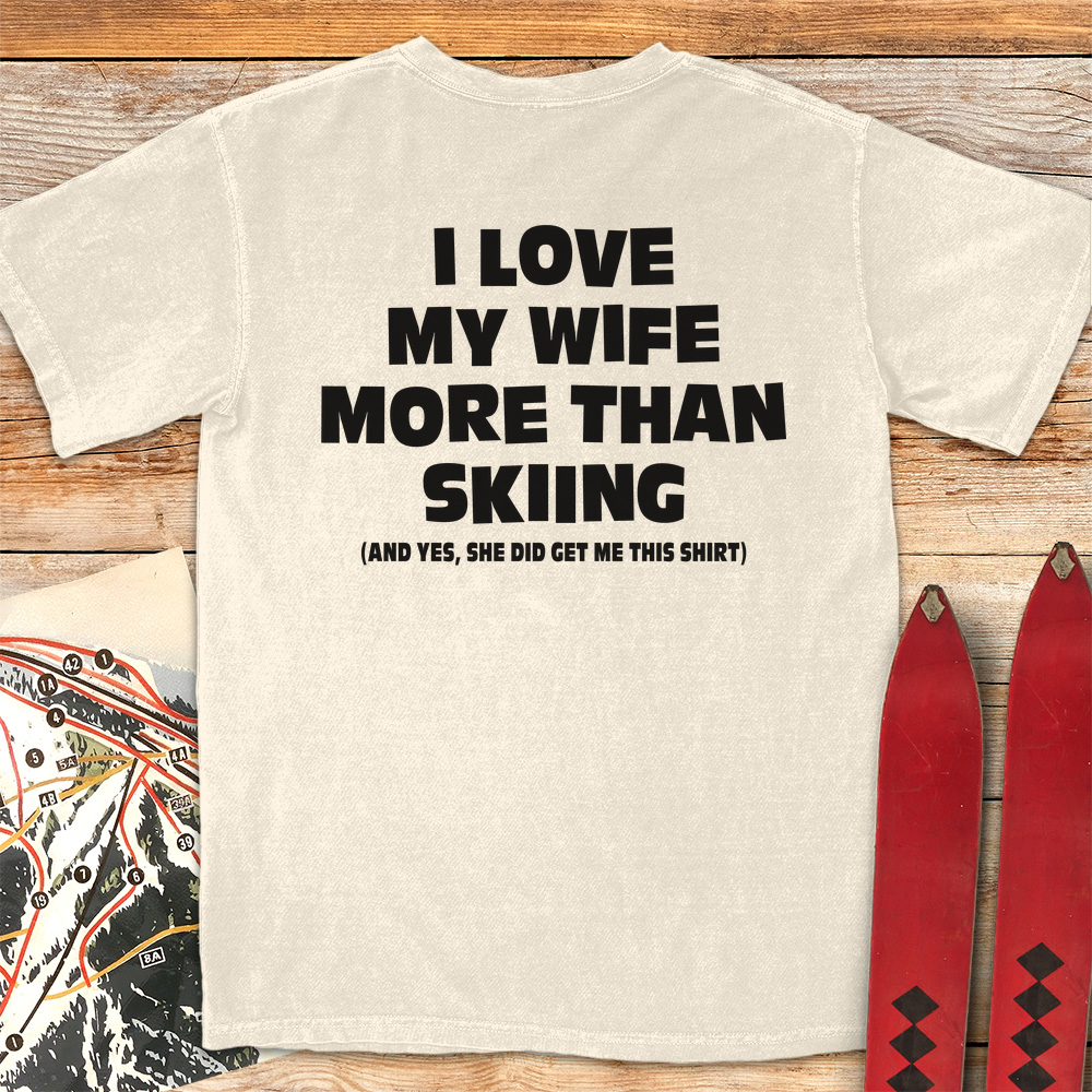 Wife Over Skiing