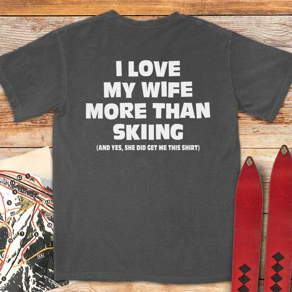Wife Over Skiing