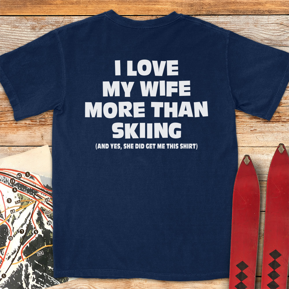 Wife Over Skiing