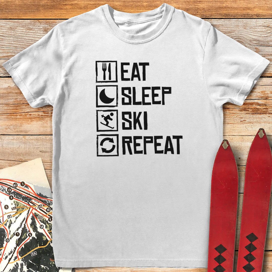 Eat Sleep Ski Repeat T-Shirt