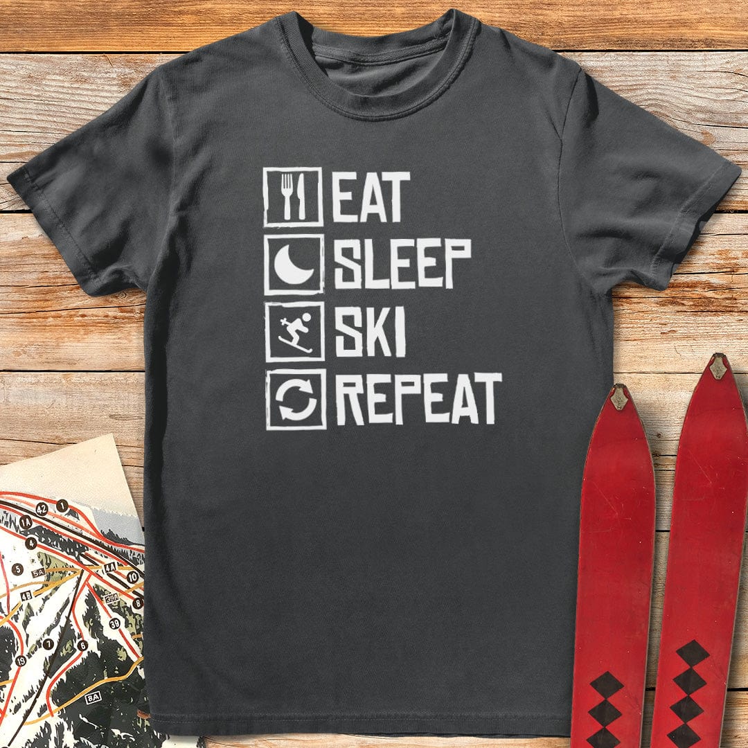 Eat Sleep Ski Repeat T-Shirt