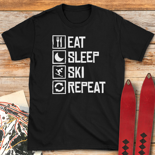 Eat Sleep Ski Repeat