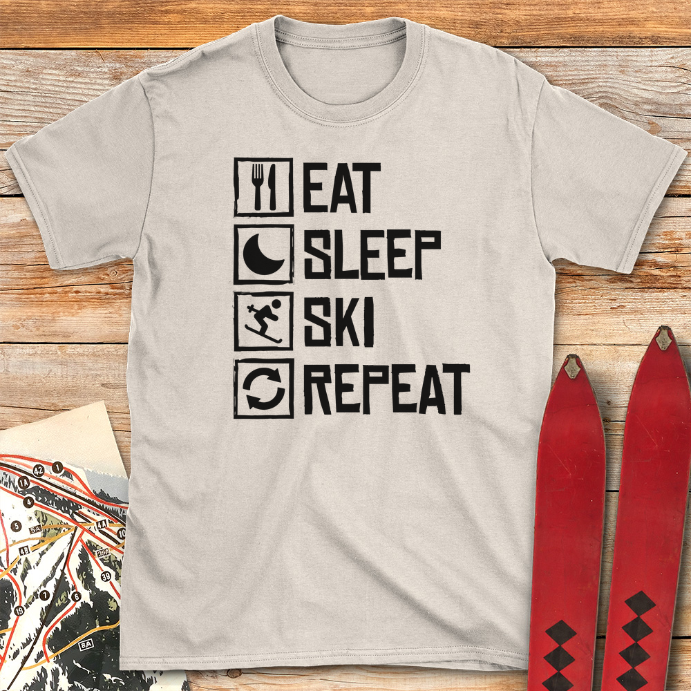 Eat Sleep Ski Repeat