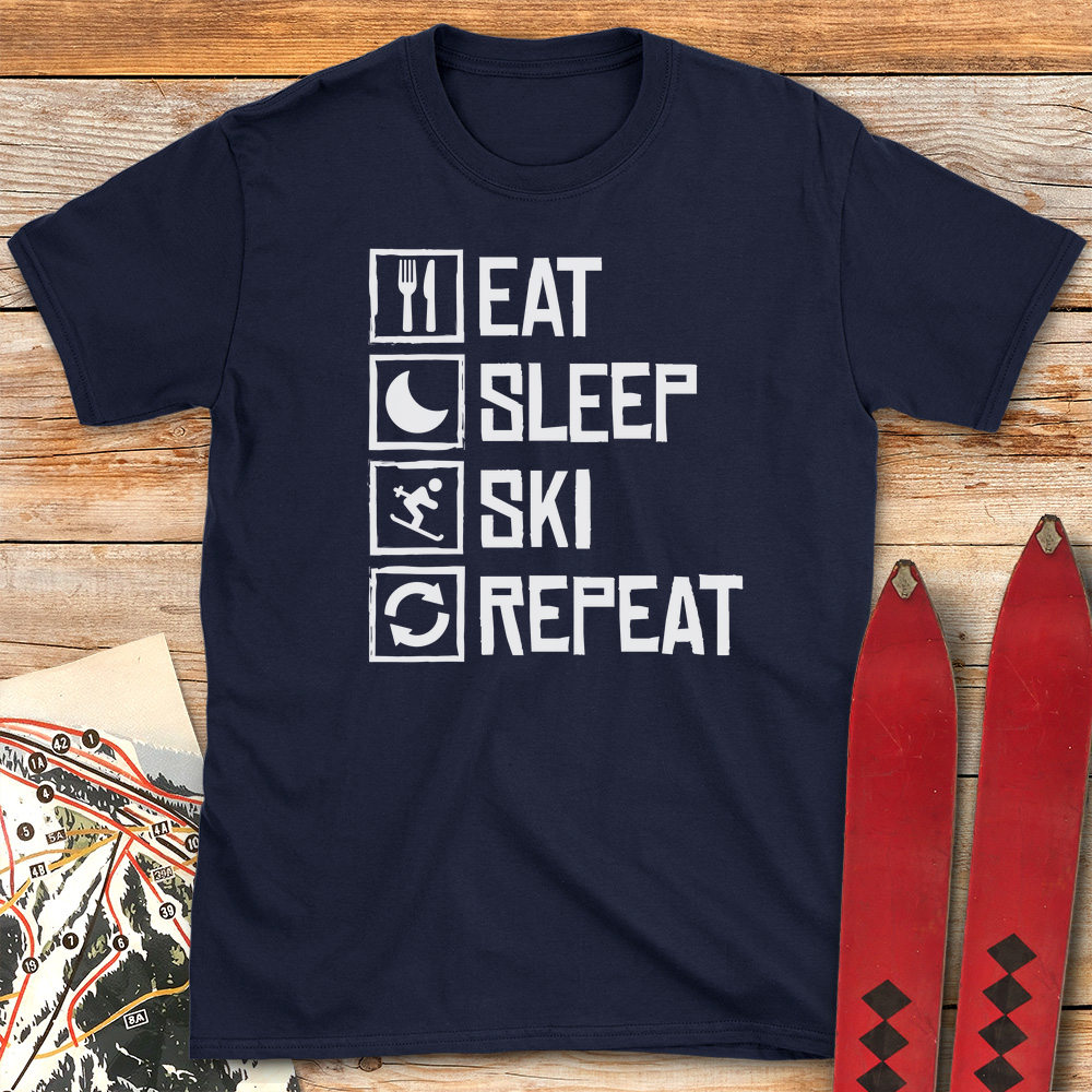 Eat Sleep Ski Repeat
