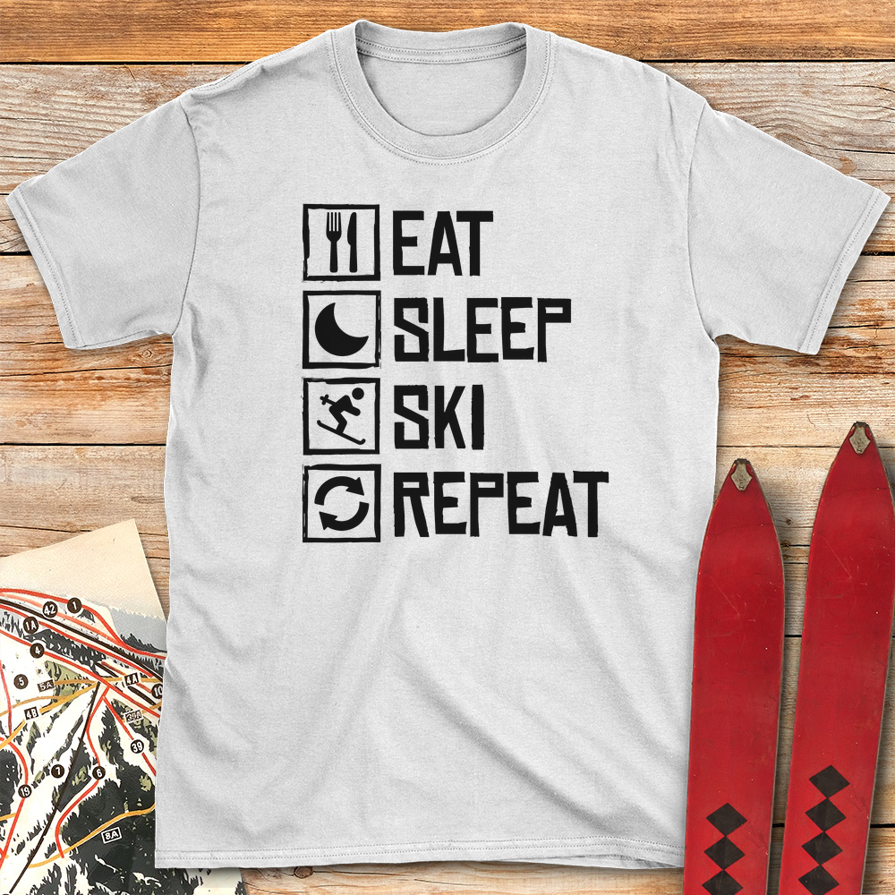 Eat Sleep Ski Repeat