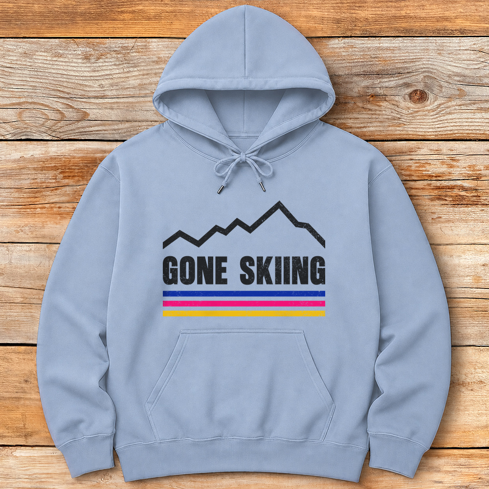 Gone Skiing Vintage