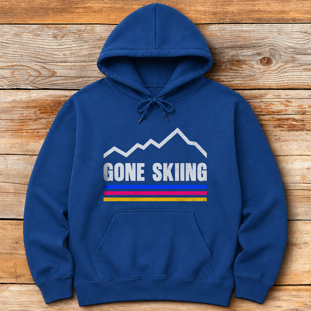 Gone Skiing Vintage