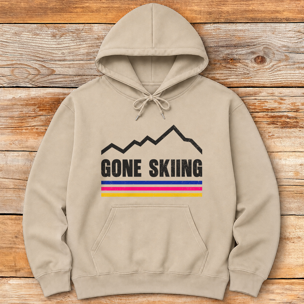 Gone Skiing Vintage