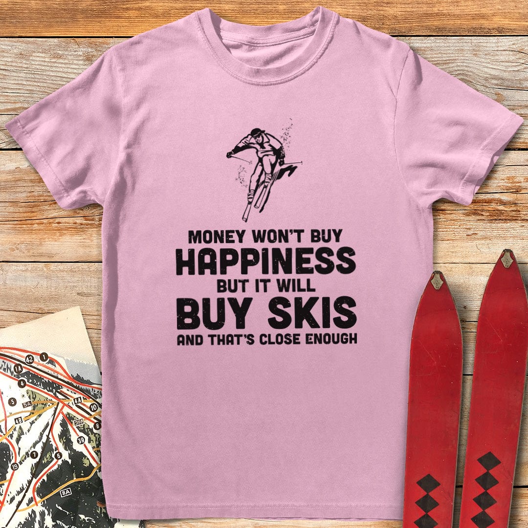 Skis Buy Happiness T-Shirt