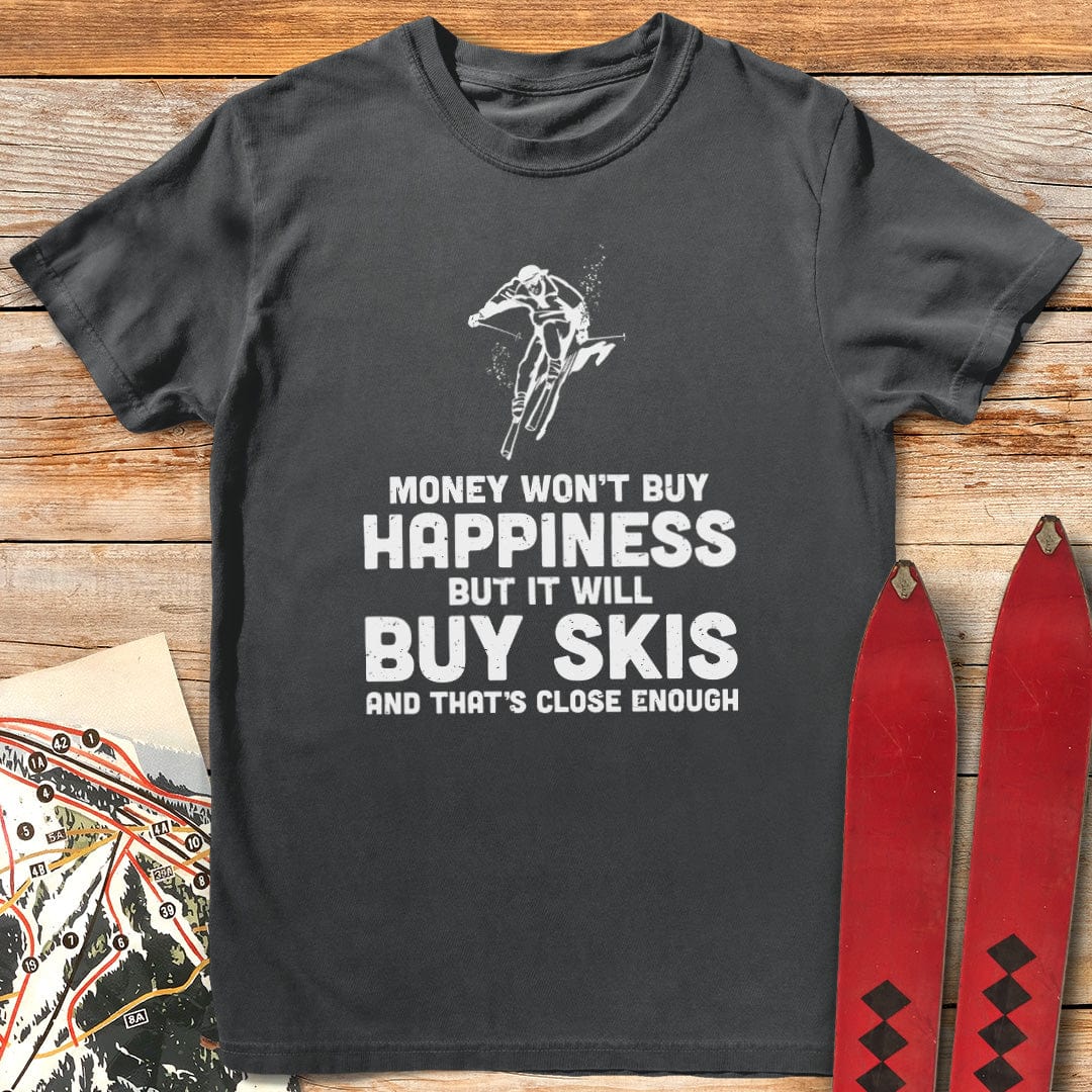 Skis Buy Happiness T-Shirt