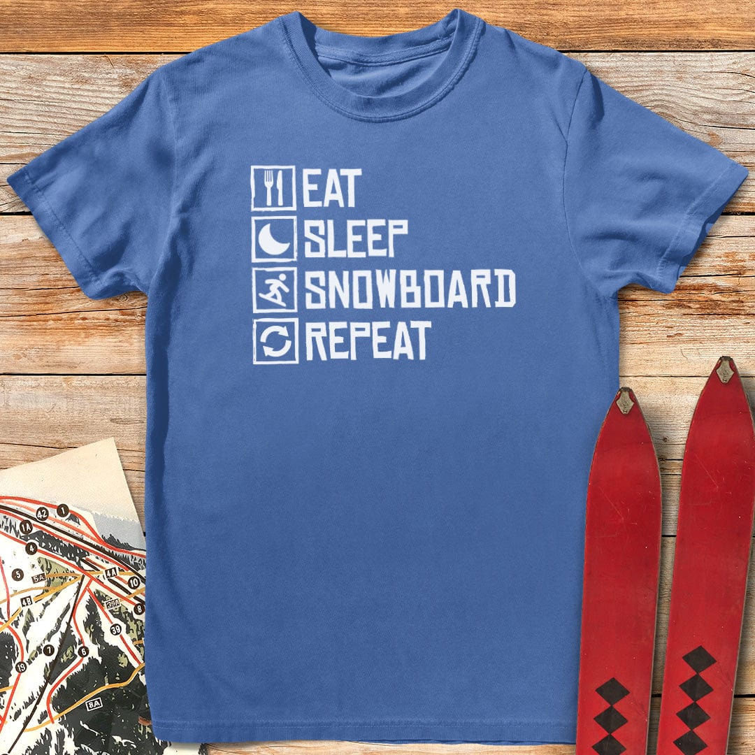 Eat Sleep Snowboard Repeat T-Shirt