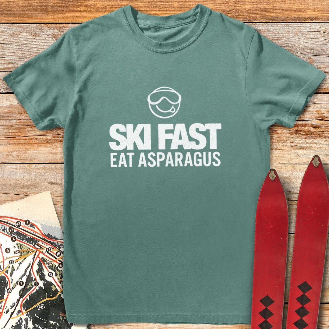 Ski Fast East Asparagus T-Shirt