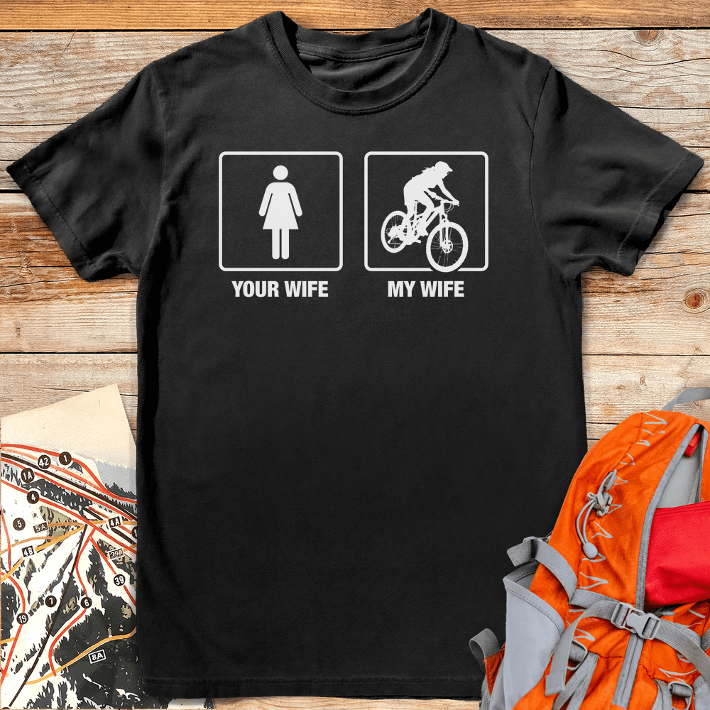 My Wife Bikes - Black