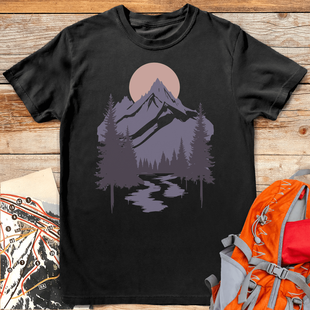 Violet Peaks - Black