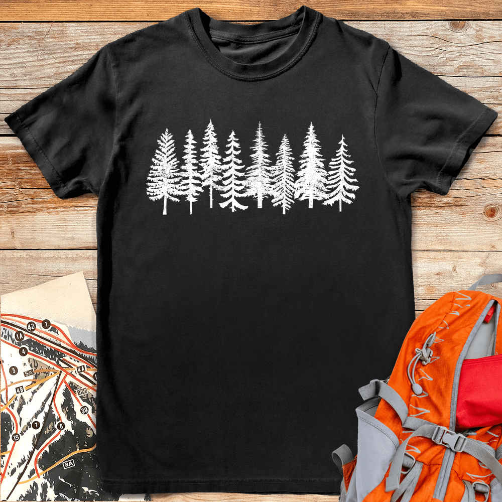 413 Simple Forest White - Black