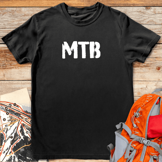 417 Mtb Stencil White - Black